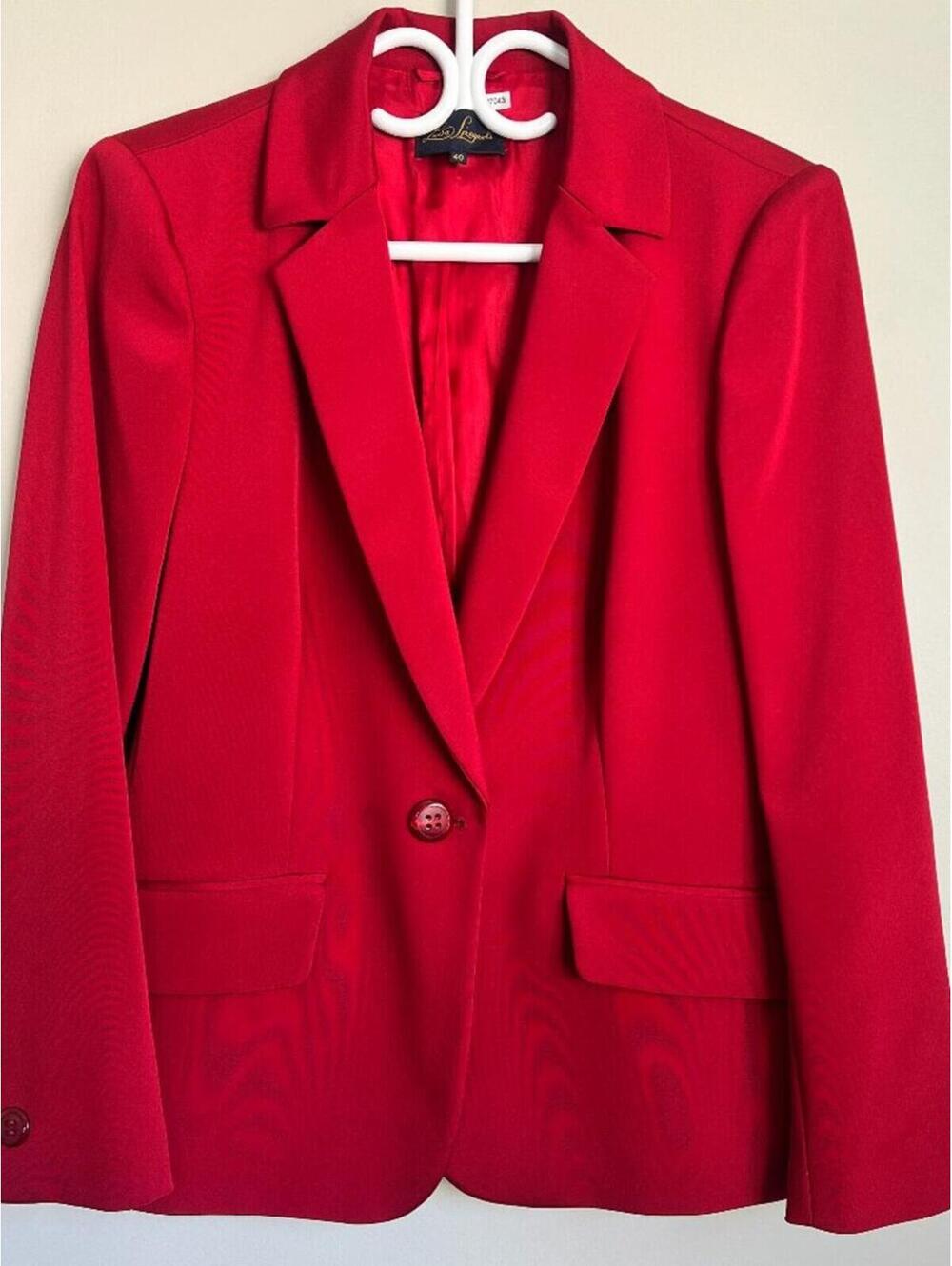 Luisa Spagnoli Blazer Women's XL - Red